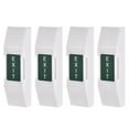 thumbnail image 6 of Uxcell Push to Exit Button Release Switch Door Access Control System PC Panel 76mmx23mm 12V 3A White 4Pcs, 6 of 6