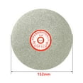 thumbnail image 2 of 6-inch Grit 60 Diamond Coated Flat Lap Wheel Grinding Sanding Polishing Disc, 2 of 5