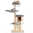 thumbnail image 1 of Gymax 68.5'' Cat Tree Condo 4-Layer Wooden Kitten Activity Tower w/ Sisal Posts, 1 of 10