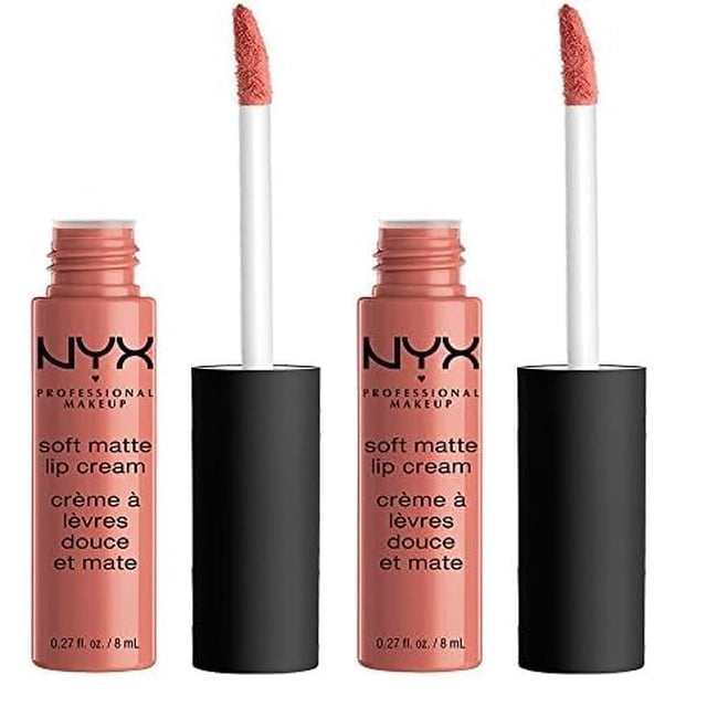 Lápiz labial NYX PROFESSIONAL MAKEUP Soft Matte Zurich, paquete de 2