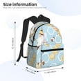 thumbnail image 3 of Goofa Cute Gnome Bee Collects Honey Print Casual Backpack for Women Men,Waterproof High School Bookbag,Lightweight Travel Daypack,Classic College Backpack,Laptob Backpack, 3 of 6