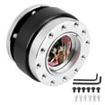 thumbnail image 4 of Car Steering Wheel Hub Adapter Universal  Aluminum Alloy Red Blue Black Steering Wheel Quick Release Hub Adapter  Kit For Racing Car, 4 of 8