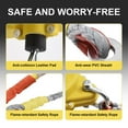 thumbnail image 7 of WAASOSCON 30-Meter (98FT) Fall Arrester with Auto-Locking Mechanism, Alloy Steel Hook, and Retractable Lifeline, 330Lbs Capacity Fall Protection Device for Roofing and High-Altitude Work, 7 of 7