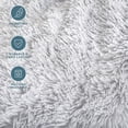 thumbnail image 5 of Bare Home Shaggy Blanket - 50" x 60" - Ultra Soft Fleece - Throw, White, 5 of 7