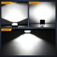 thumbnail image 3 of Nilight 2PCS 3 Inch LED Pods Cubes UTV Rear Roof Mounting Brackets LED Backup Reverse Lighting 15FT Wiring Harness Kit 2 Leads for 2013-2024 Polaris Ranger Full Size 570 800 900 1000 XP Crew, 3 of 9