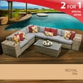 thumbnail image 2 of Royal 9 Piece Outdoor Wicker Patio Furniture Set 09a, 2 of 7