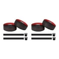 thumbnail image 4 of ZheElen 2 Pièces Poignée de Vélo Bar Tapes Anti-Dérapant Route Vélo Enveloppe Ceintures Absorption des Chocs Anti-vibration EVA Accessoires Rouge 2Set, 4 of 6