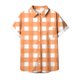 thumbnail image 4 of Fiudx Ofertas Relámpago Blusas de Manga Corta Estampadas Informales Regulares para Mujertop, 4 of 5