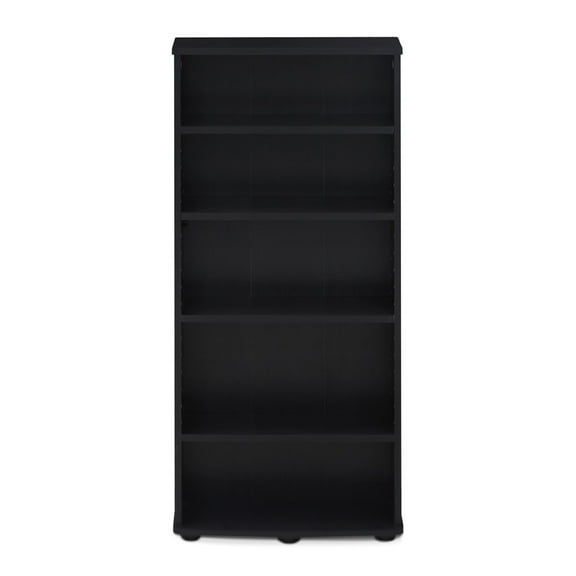 Furinno JAYA Space Saving Multimedia Storage Tower, Espresso