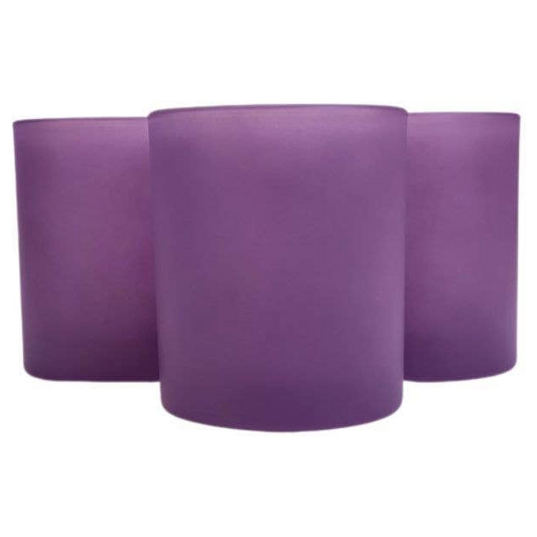 14 oz. Havana Frosted Lavender Empty Candle making Jar candle vessels for DIY candle-making projects (Box of 36) FREE SHIPPING