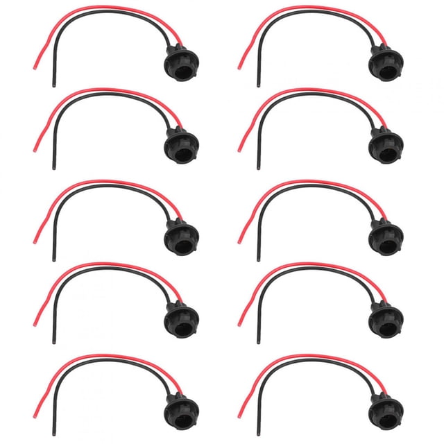 10 piezas de soporte de portalámparas T10 para coche, conector de extensión, adaptador de base de luz LED en cuña