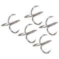 thumbnail image 3 of Treble Hooks, Wear Resistant   Steel Treble Hooks Good Strength  For River 5/0, 3 of 8