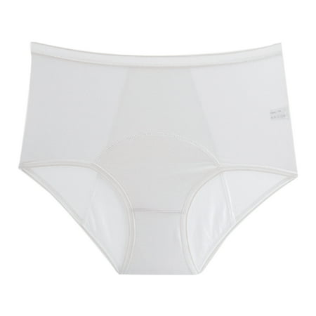 Pavied Period Underwear Seamless Underwear Bikini Bottoms For Women Menstruation Swim Shorts Bikini Bottoms Mid Waist For Lady Cotton Underwear Bikini Underwear Gray 6XL