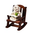 thumbnail image 1 of Dsscvnef Ghostly Halloween Rocking Chair Resin Collectible Desktop Ornament Mysterious Black Robes Unique Decorations, 1 of 7