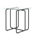 thumbnail image 7 of Modern Tempered Glass Coffee Table End Table Side Table for Living Room,bedroom, Transparent, 7 of 7