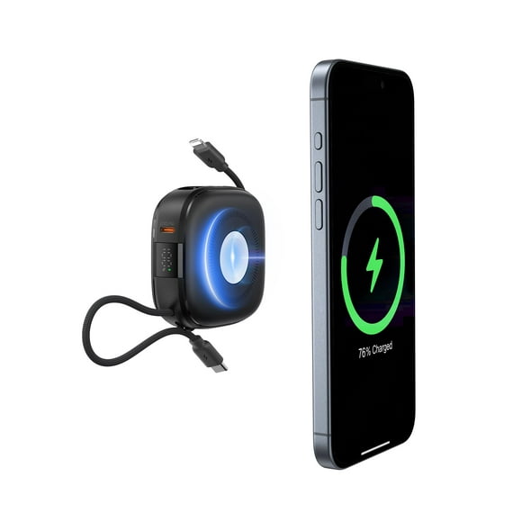 Cargador portátil Charmast, banco de energía magnético de 10000 mAh