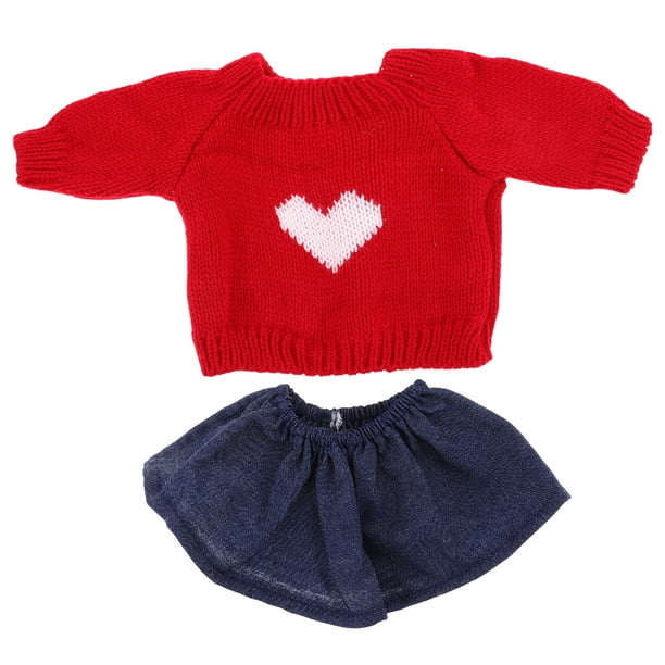 Lindo conejito de peluche, ropa, divertido y lindo suéter de peluche para niños, muñeco de peluche, accesorios de juego para vestir