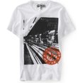 thumbnail image 1 of Aeropostale - Camiseta gráfica para hombre Nyc Subway, color blanco, pequeña Aeropostale Camiseta gráfica, 1 of 1