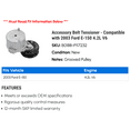 thumbnail image 2 of Accessory Belt Tensioner - Compatible with 2003 Ford E-150 4.2L V6, 2 of 2