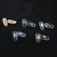 thumbnail image 2 of 20pcs PVC Eyewear Glasses Nose Pads Eyeglasses Repair Nose Pad Accessory Clip On Push In Style 16mm S C, 2 of 6