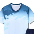 thumbnail image 4 of Hessimy Boys Active Short Sets Active Short Sleeve Crewneck T-Shirt and Shorts 2 Piece Athletic Shorts Set,Jogging Football Tracksuit 12-18 Months, 4 of 4