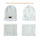 thumbnail image 2 of HINDAWI Gorro de invierno, bufanda, guantes para mujer, gorro de punto de nieve, bufanda infinita, manoplas con pantalla táctil, 2 of 5