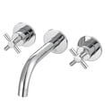 thumbnail image 2 of Ancona Prima Two Handle Wall Mounted Bathroom Faucet in Chrome, 2 of 7