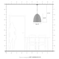 thumbnail image 5 of 49110-76 Livex Lighting Arlington - 3 Light Pendant in Modern Style - 19 Inches wide by 31 Inches high-Scandinavian Gray Finish    -Traditional, 5 of 8
