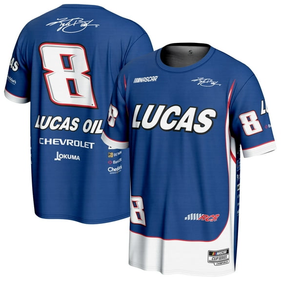 Men's ProSphere Blue Kyle Busch All Over Print T-Shirt