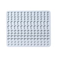 thumbnail image 1 of Yuarrent Molde para hornear reutilizable de 130 compartimentos, molde de silicona resistente a la temperatura, molde cuadrado para dulces de Chocolate Herramientas y accesorios para hornear Cielo azul Yuarrent HA026785-02, 1 of 1