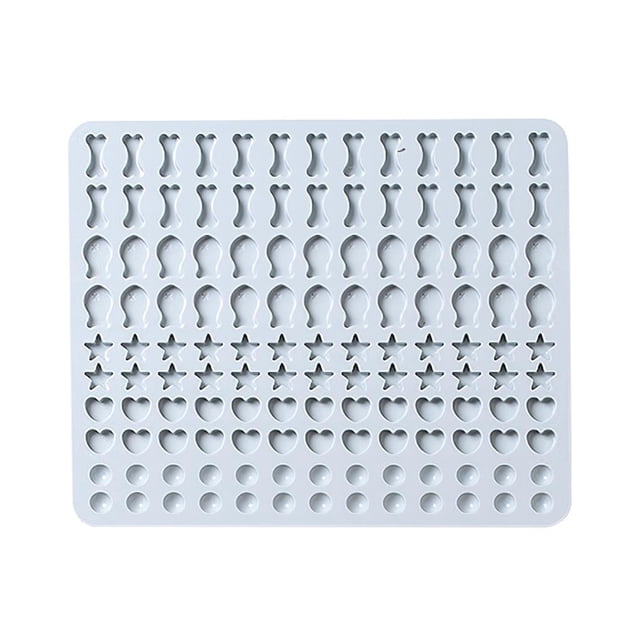 Yuarrent Molde para hornear reutilizable de 130 compartimentos, molde de silicona resistente a la temperatura, molde cuadrado para dulces de Chocolate Herramientas y accesorios para hornear Cielo azul Yuarrent HA026785-02