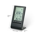 thumbnail image 4 of Mini Digital Thermometer Indoor Hygrometer Room ℃/℉ Temperature Humidity Monitor Meter Gauge Alarm Clock Thermo-Hygrometer with Max Min Value Display, 4 of 7