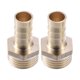 thumbnail image 1 of 2uds 12mm 1/2" BSP Macho Rosca Conector Manguera Conector de Latón para Manguera de Combustible Agua Aire, 1 of 1