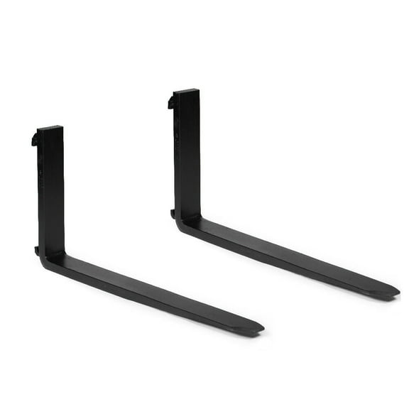 Titan Attachments 48in Pallet Fork Blades, Class 3 Pallet Forks And Accessories, Rated 6,000 LB