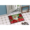 thumbnail image 4 of Carolines Treasures CK1291MAT Tapis Intérieur Ou Extérieur Pembroke Corgi Poinsettas, 18 x 27 Po., 4 of 4