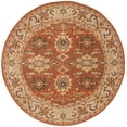 thumbnail image 2 of Safavieh Heritage Giles Oriental Wool Area Rug, Rust/Beige, 6' x 6' Round, 2 of 8