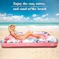 thumbnail image 4 of Tumbona inflable para bronceado PANADAJOY Flamingo para adultos, 4 of 7