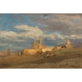 thumbnail image 3 of Carl Wuttke 18x13 Black Modern Framed Museum Art Print Titled - The Caliph Graves at Cairo, End (1890), 3 of 5