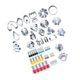 thumbnail image 1 of 89Pcs Large Polymer Clay Shape circle cutters Cutter Set Art Stainless Geometry Circle Shape Baking, 1 of 9
