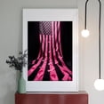 thumbnail image 2 of Diamond Art Kit for Adults, Pink Ribbon American Flag Art Diamond Painting for Adults Beginners, DIY Diamond Art Painting Kits, 5D Diamond Painting Crafts for Home Decor 12x16 Frameless, 2 of 7