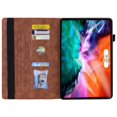 thumbnail image 2 of Dteck Case for Apple iPad mini 6th Generation 8.3" (2021),Luxury Leather Card Holder Wallet Folio Flip Case Kickstand Strap Cover for iPad mini 2021,Brown, 2 of 8
