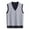Black, variant on uikmnh Sweater Vest for Men Mens Knitted Vest V Neck Sleeveless Padded Sweater Vest-Light Gray-XL