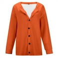 thumbnail image 4 of Women Cardigans Lightweight Casual Button Solid Color Long Sleeve Sophisticated Knit Sweater Loose Fit Cute Sweaters, 4 of 5