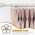 thumbnail image 4 of KAKOWELY 20pcs Eyelet Curtain Rings Thicken Curtain Rod Rings Drapery Rings with Eyelets,1.77X"X1.42"X0.2", 4 of 5