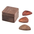 thumbnail image 2 of LJNYFDC Guitar Picks Container Wooden Guitar Picks Holder Storage Box Lightweight Portable Handcrafted Guitar Picks Storage Container for Musicians, 2 of 6