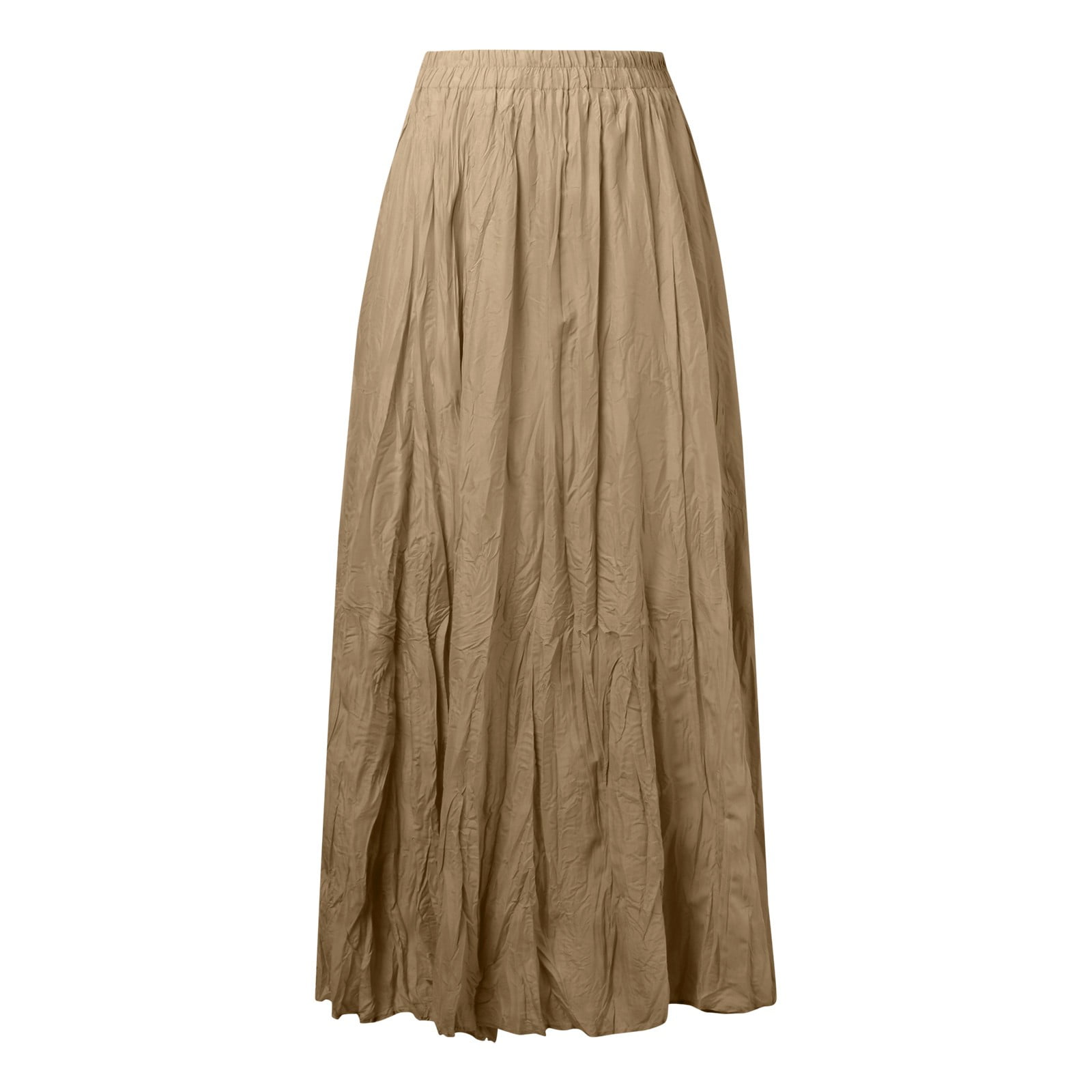 [OPEN YY] / ☆ 24FW PLEATED WRAP SKIRT / KHAKI OPEN YY