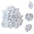 thumbnail image 6 of GUOOL Iron-on Patches Letter And Number Patches Decorative Stickers Embroidered Patches Applique Patches for Skirts Backpacks Dress Shirts White, 6 of 9