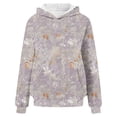 thumbnail image 4 of jjayotai Womens Camo Hoodies, Maple Leaf Printed Oversized Hooded Sweatshirt Fleece Pullover Sweatshirts Long Sleeve Tops with Pocket, 4 of 4