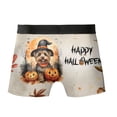 thumbnail image 2 of Happy Halloween Yorkshire Terrier Witches Hat Pumpkin Carving All Over Print Boxer Briefs Underwear for Men Dad Yorkie Dog Lover Gifts - 02019, 2 of 6
