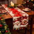 thumbnail image 5 of Honmine Christmas Tablecloth with Holiday Patterns, Festive Dining Table Cover for Decoration, Long 72.74 Inch Table Cloth for Party, Home, Event, 5 of 6